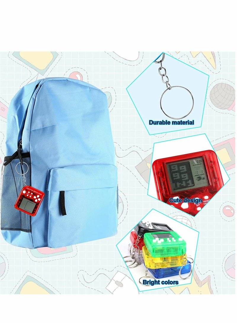 6 Pcs Video Game Party Favors Video Game Keychain 6 Colors Gamer Party Favors Video Game Party Supplies for Kids Video Game Favors  - Image 3