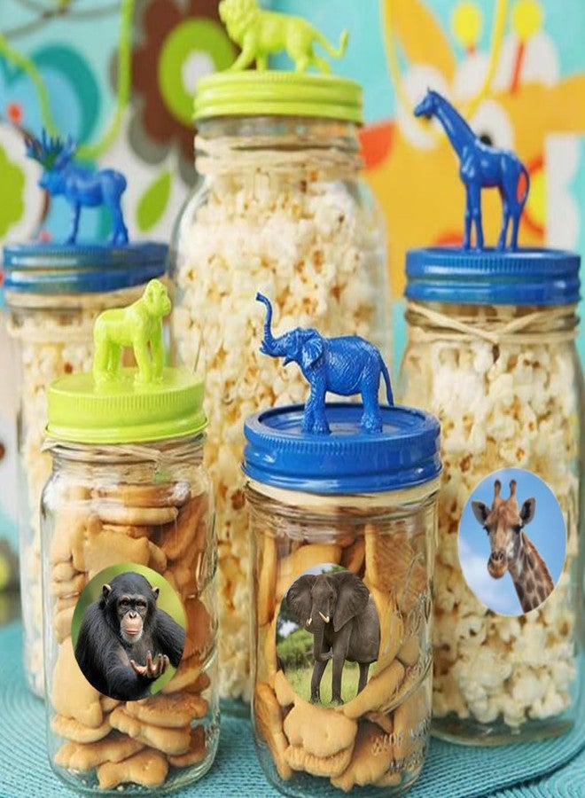 Hohamn 600 Pcs Zoo Animals Stickers for Kids, 1.5 Inch Round Jungle Animal Stickers for Boys Girls Birthday Party Favor Gifts Decoration Teachers Student Classroom Reward - Image 5