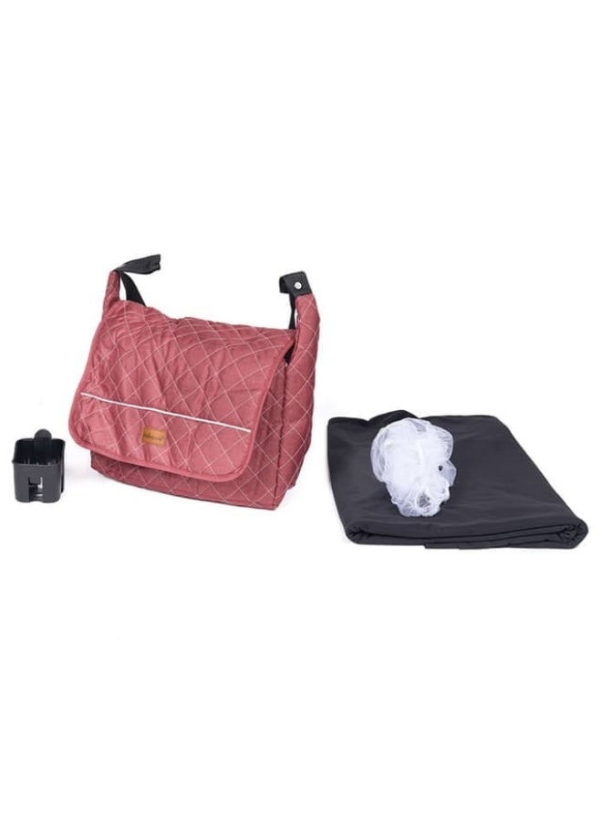 بيليكو عربة أطفال Belecoo X1 عالية الجودة - قابلة للطي بيد واحدة، مع مساحة تخزين كبيرة - Image 5