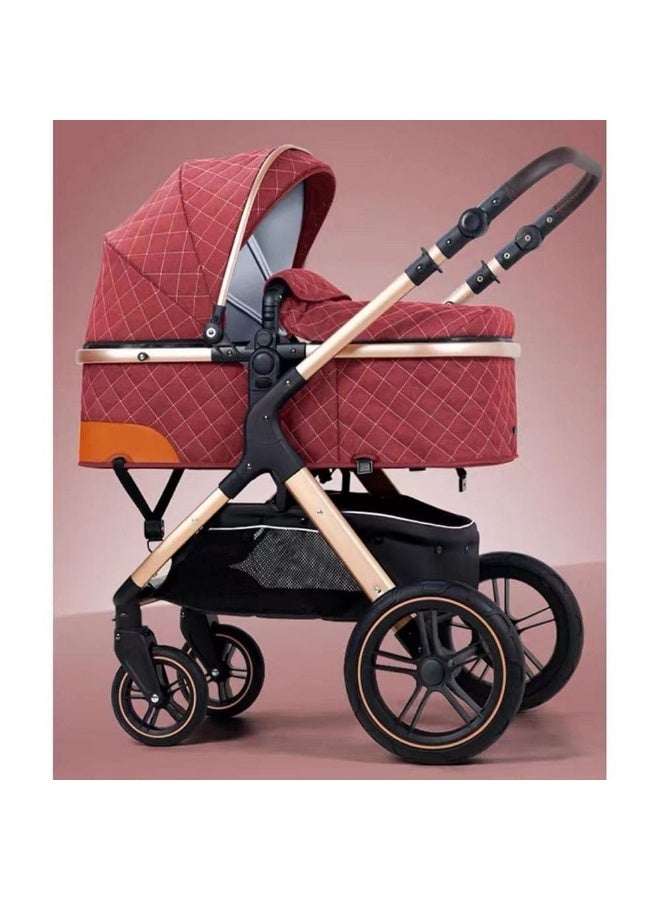 بيليكو عربة أطفال Belecoo X1 عالية الجودة - قابلة للطي بيد واحدة، مع مساحة تخزين كبيرة - Image 2