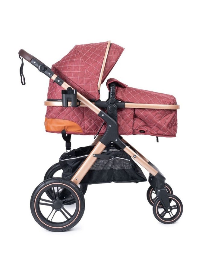 بيليكو عربة أطفال Belecoo X1 عالية الجودة - قابلة للطي بيد واحدة، مع مساحة تخزين كبيرة - Image 3