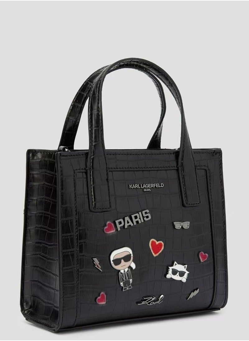 Karl Lagerfeld Paris - de piel para mujer Bolsa flap - Image 1