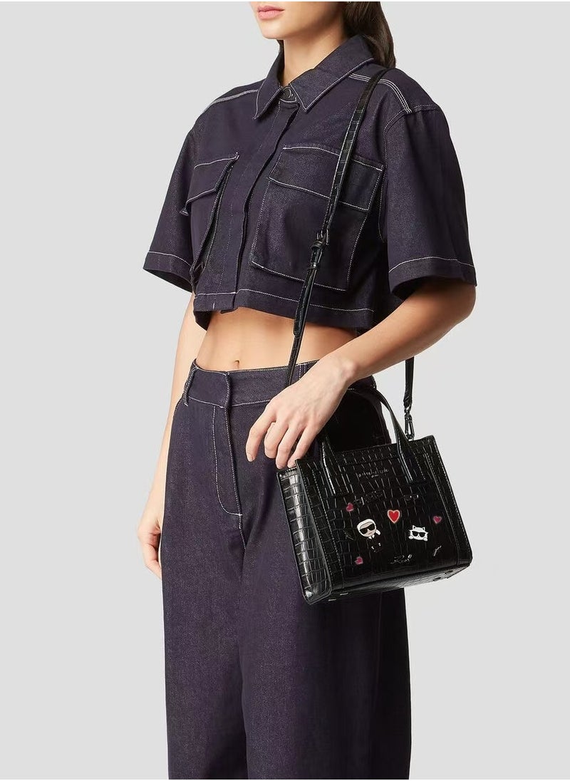 Karl Lagerfeld Paris - de piel para mujer Bolsa flap - Image 1
