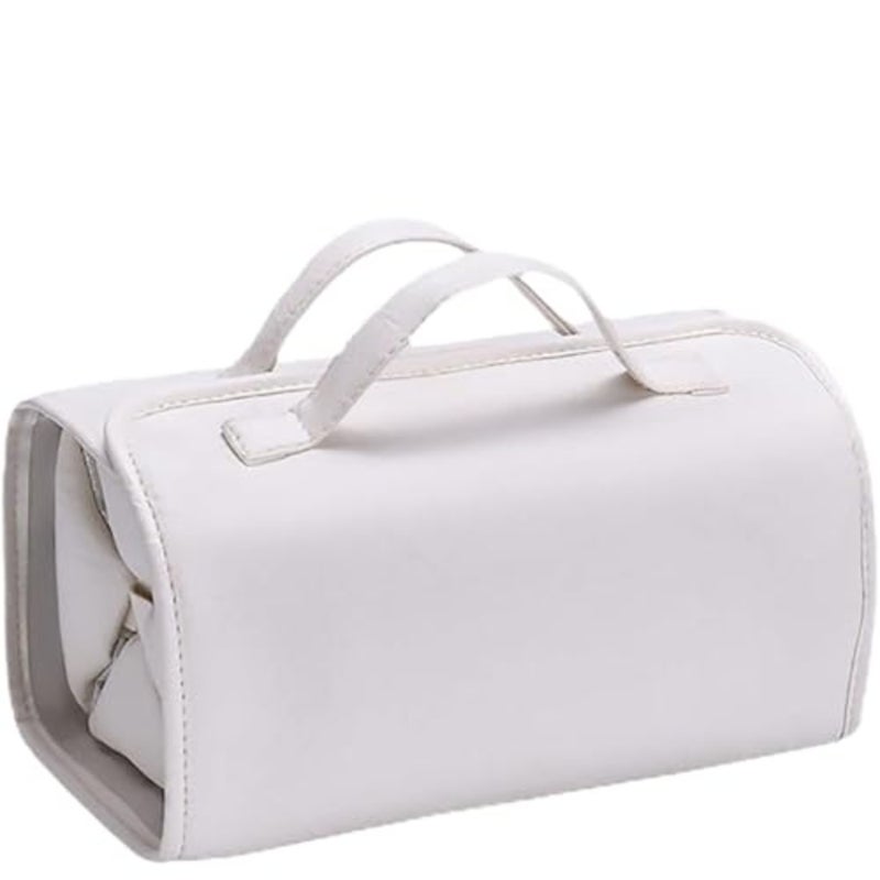 Waterproof Makeup Bag with 4 Detachable Transparent Pouches, Portable Travel Toiletry Organizer, Roll-Up Cosmetic Case, Large Capacity - Image 1