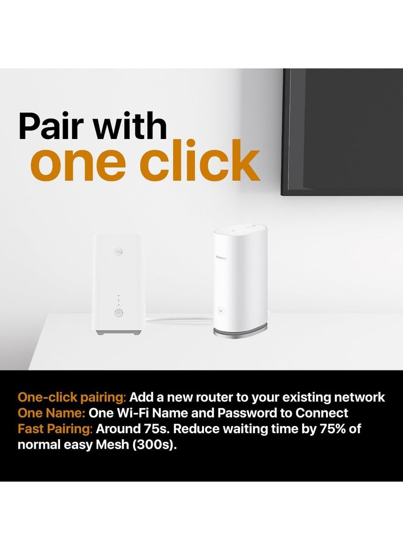 Zowee Technology 5G CPE 5, WiFi 6 5G Dual Band Home Sim Router, 3.6Gbps Download Speed, Easy Connect And Management With Wi-Fi Mesh+, Connect 128 Devices H155-381 White - Image 5
