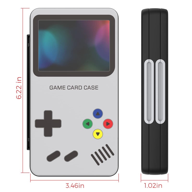 HEIYING Game Card Case for Nintendo Switch 2 / Switch OLED,Customized Pattern Portable Travel Carry Case with 48 Game Card Slots and 24 Micro SD Cards Slots - Image 5