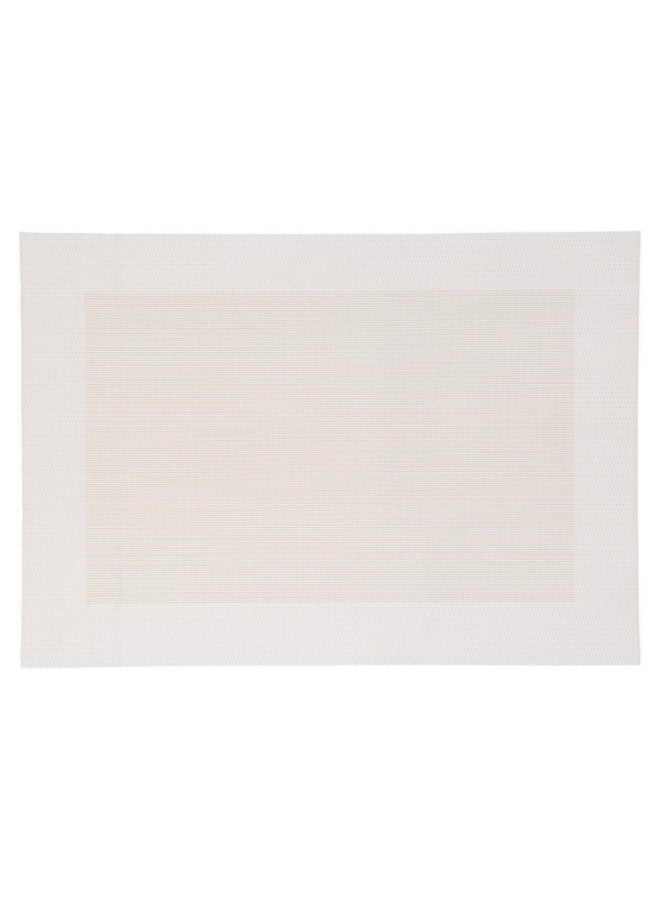 سيكريت مفرش طاولة مستطيل من قماش تيكستيلين من دي جورميه، لون عاجي، 50 × 35 سم - Image 1