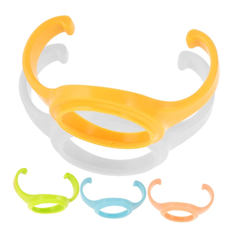 5Pcs Baby Bottle Handles Non Slip Plastic Grips for Wide Neck Bottles Dishwasher Safe - Image 2