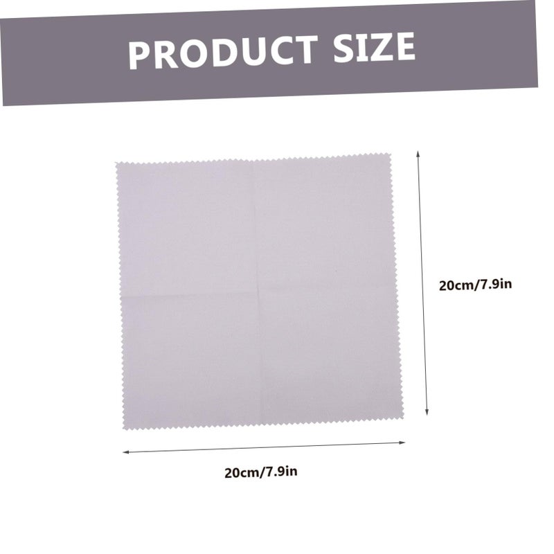 Light Grey Microfiber Instrument Cleaning Cloths for Piano Violin Guitar 3 Pack Reusable Lint Free - Image 3