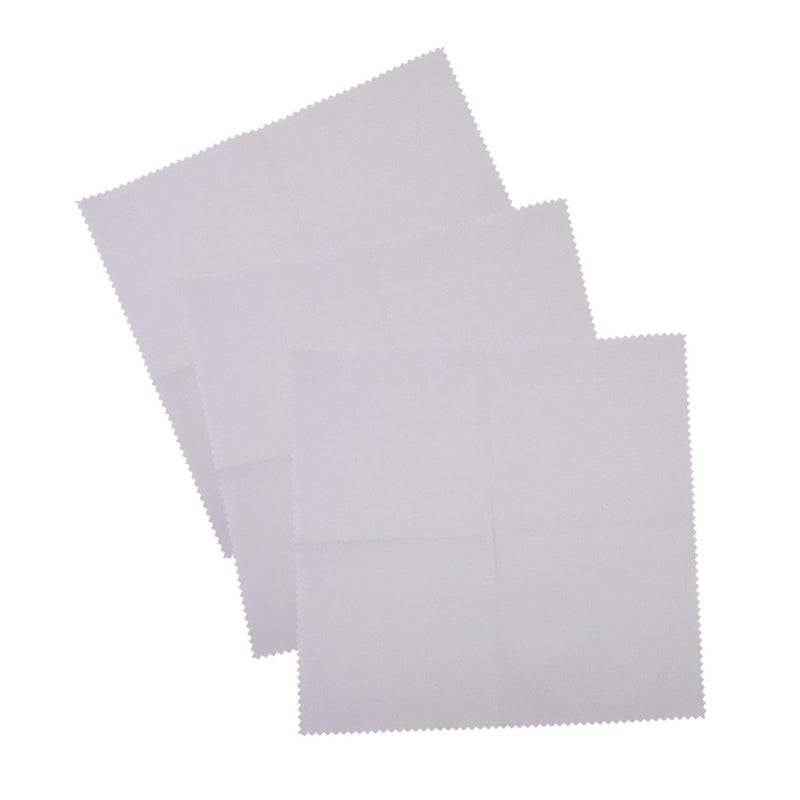 Light Grey Microfiber Instrument Cleaning Cloths for Piano Violin Guitar 3 Pack Reusable Lint Free - Image 2