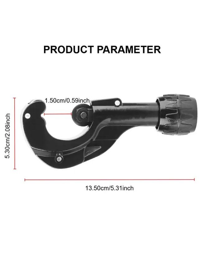 Black Manual Pipe Cutter For Copper And Stainless Steel Tubes 3 35mm - Image 4