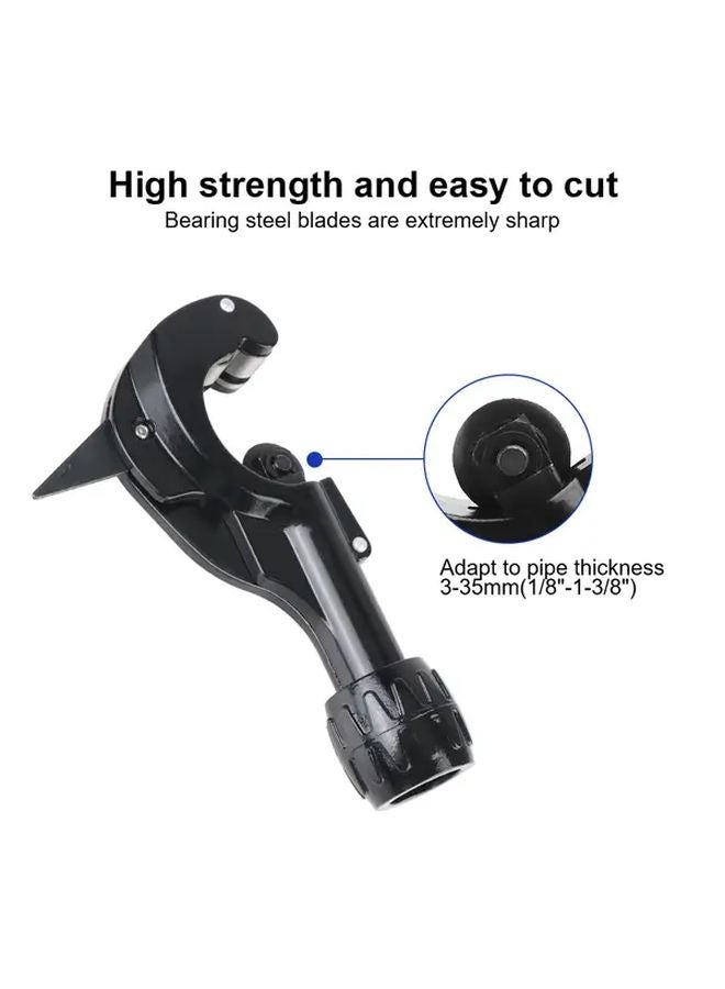 Black Manual Pipe Cutter For Copper And Stainless Steel Tubes 3 35mm - Image 3