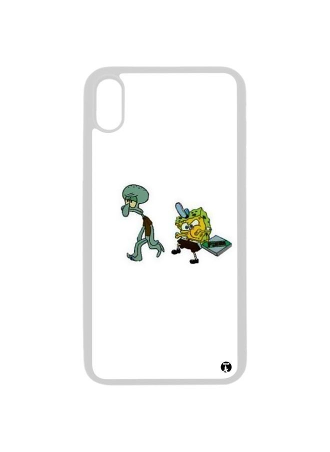 BP - PRINTED Phone Cover FOR IPHONE XR Animation Sponge Bob And Squidward From Sponge Bob Squarepants By Nickelodeon - Image 1