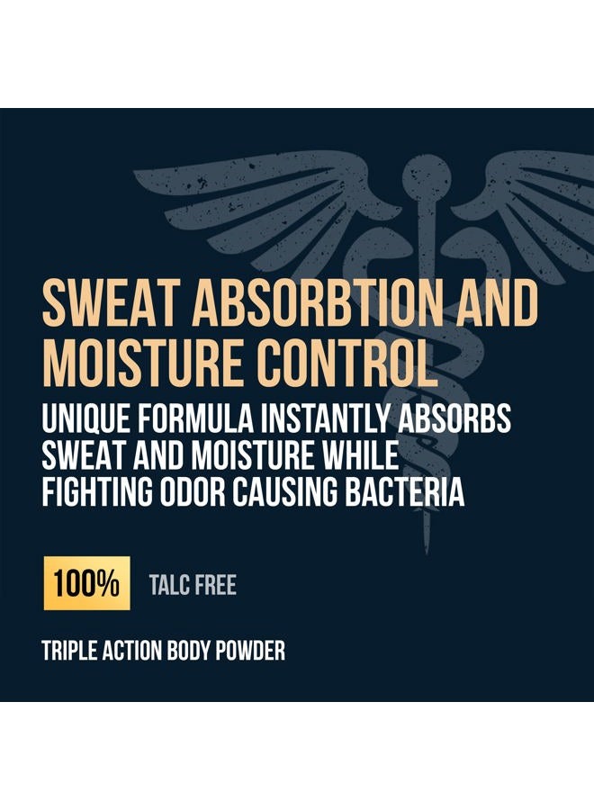 Certain Dri Body Powder for Men & Women - Talc-Free - Maximum Sweat Absorption, Moisture, & Odor Control - Calamine-Infused, Anti-Chafing, & Anti-Itch - Gentle on Sensitive Skin - 8 oz - Image 3