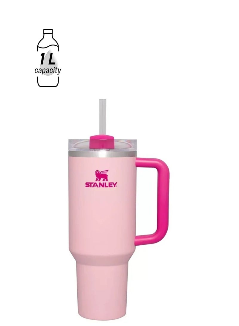 Stanley Quencher H2.0 FlowState Stainless Steel Vacuum Insulated Tumbler with Lid and Straw for Water, Iced Tea or Coffee, Smoothie and More, 40 oz - Image 1
