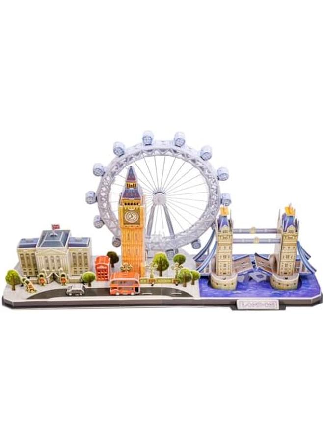 CubicFun Cityscape City Line London Led Lighting 3D Puzzle 186 Piece Set - Image 4