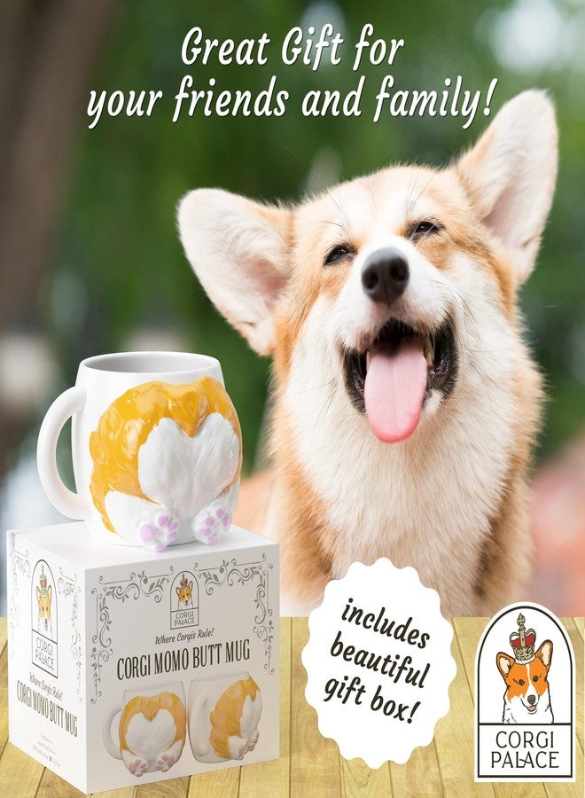Corgi Palace كوب مومو بات، أفضل هدايا لمحبي كلاب الكورجي، هدايا مضحكة - Image 2