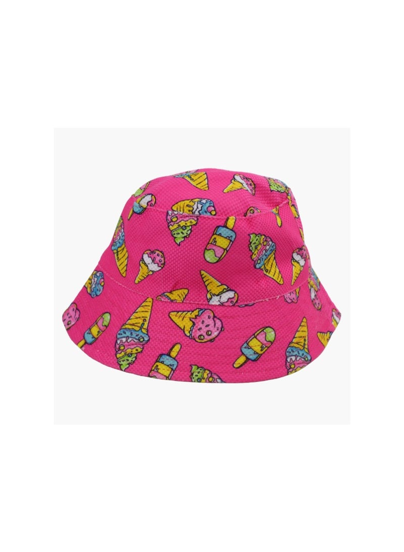 Bucket Hat -  Ice Cream Print - Image 2