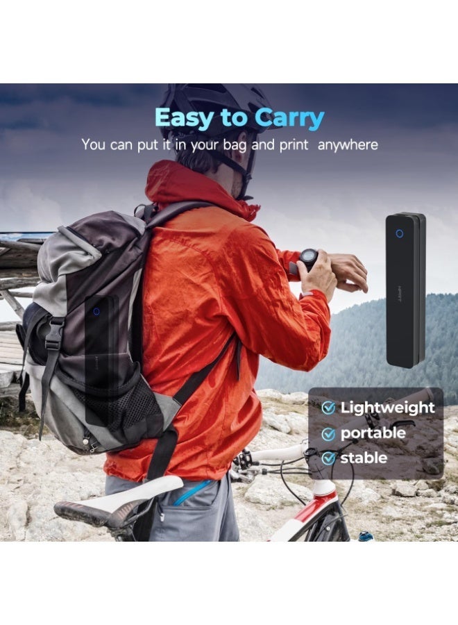 HPRT Tattoo Stencil Printer, Wireless Thermal Tattoo Printer + 10 Sheets Transfer Paper, Compatible with Smarthone/PC, Tattoo Supplies for Tattoo Artists & Beginners, Black - Image 3