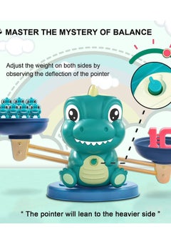 Generic Mathematical Dinosaur Balance Toys, Montessori Toys for 3-year-old Children, Educational and Learning Toys for Boys and Girls, Birthday Gifts for 4, 5, 6, 7-year-old Children.  - Image 1