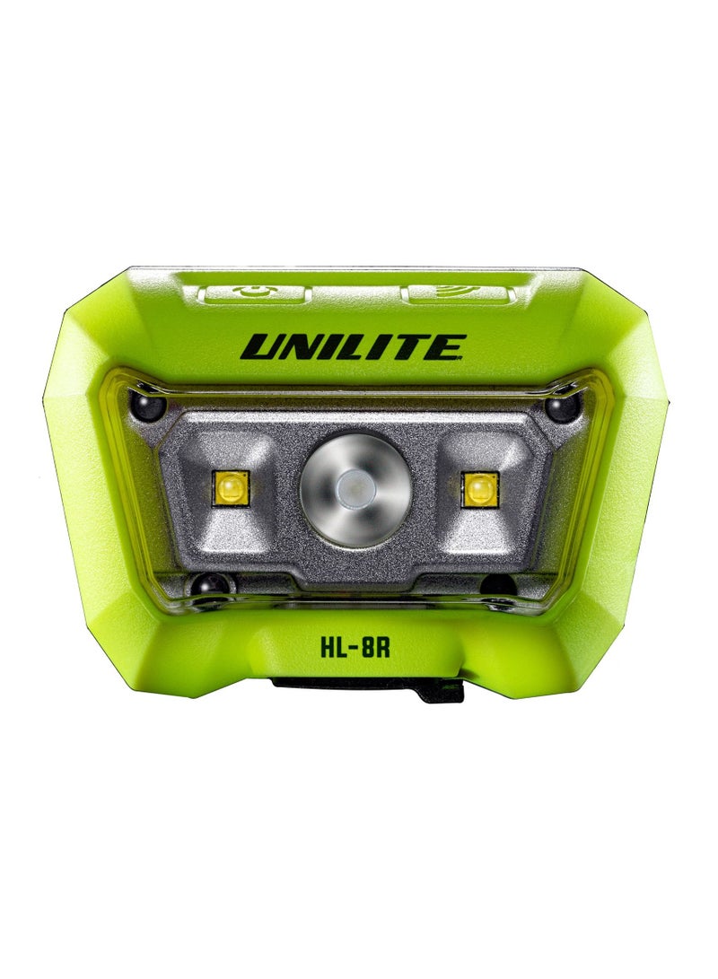 Unilite Hl 8R 475 Lumen Rechargeble Sensor Head Torch - Image 1