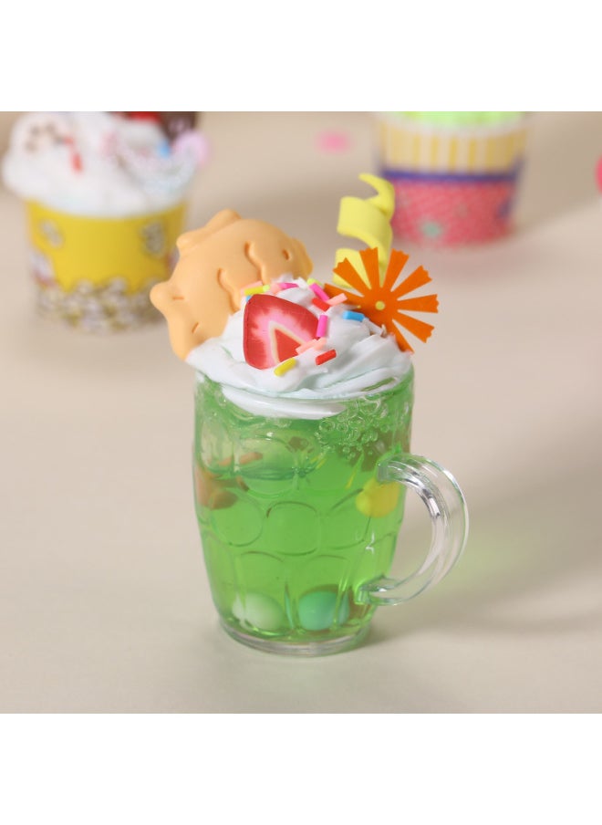 Generic - Small Dessert Maker Handmade Diy Simulation Drink Cup Ice Cream Cup Material Making Cream Baking Women-Specifications:Little Cake Maker -12 Cups - Image 1