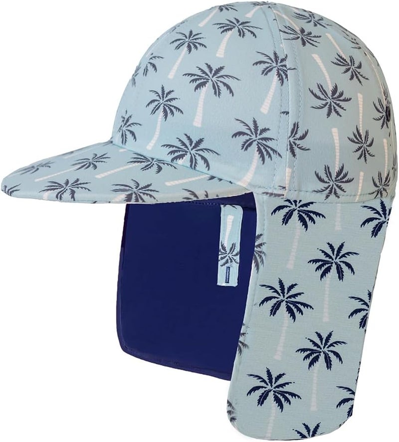 Gifts Treat Kids Legionnaires Hat, UPF 50+ Sun Protection Swim Cap Flap Hat for Kids, Quick Drying Boys Sun Hat with Neck Protection for Beach Seaside Pool… - Image 2