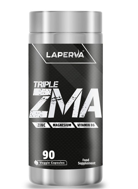 Laperva Triple ZMA, Maintains Testosterone Levels, Supports the Nervous System, 90 Veggie Capsules