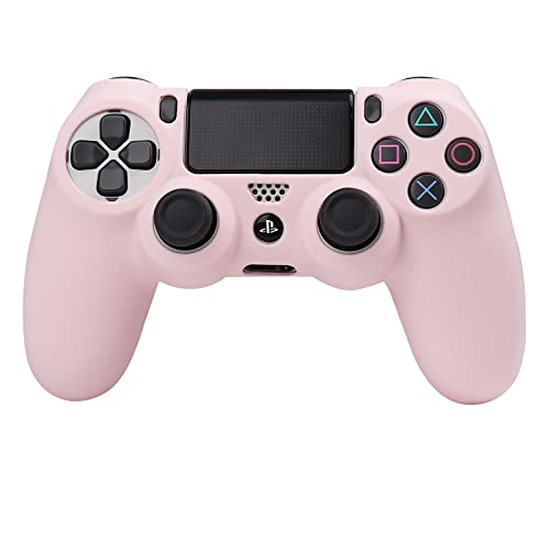 RALAN Pink Controller Skins for PS4, Silicone Controller Cover Skin Protector Compatible with PS4 Slim/PS4 Pro Controller (Pink Pro Thumb Grip x 6,Skull Cap Grip x 2)(Camouflage Pink+White Pink - Image 2
