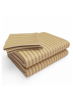 Hotel Collection HOTEL COLLECTION Brown Super King Flat Sheet with 2bPillow Cases 260x280 cm  - Image 2