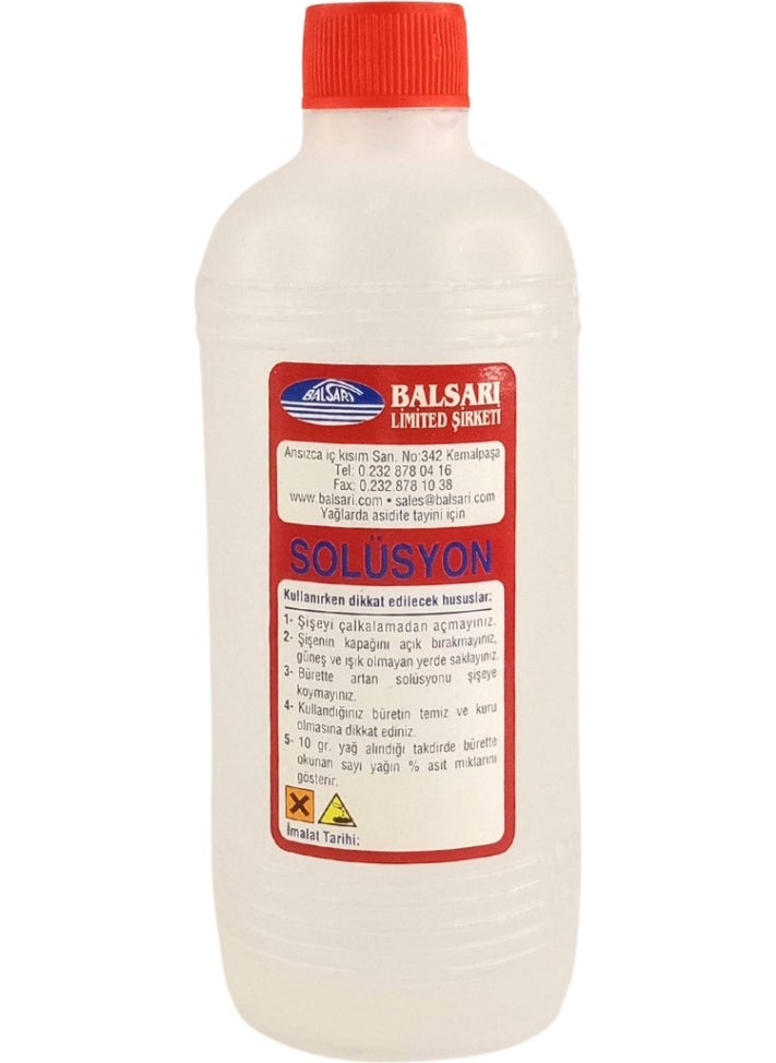 Solution for Determination of Acid in Oils 500 ml