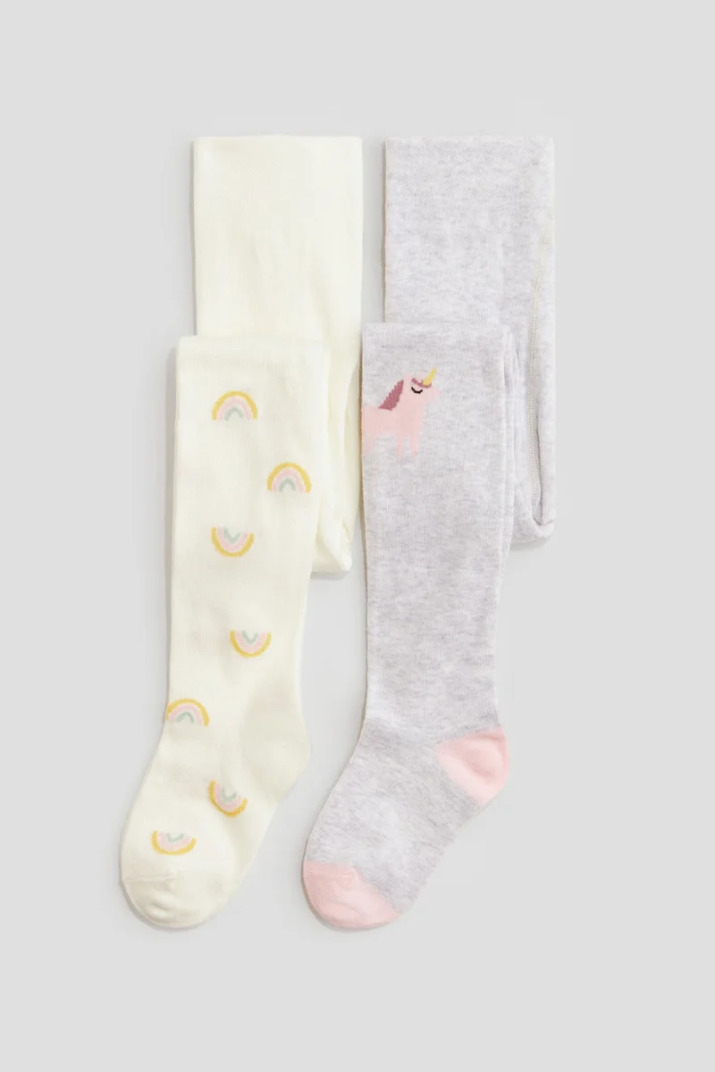 H&M 2-pack fine-knit tights