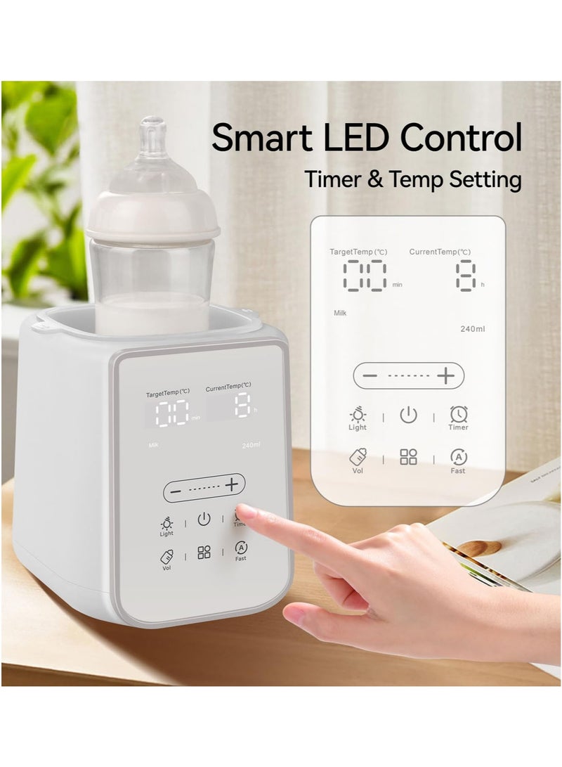 MarlaMall Bottle Warmer for Baby Milk,Home Milk Warmer Intelligent Constant Temperature Multifunctional Milk Warmer Infant Bottle Heating and Sanitization Machine,Baby Bottle Warmer - Image 4