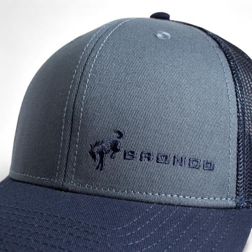 AMERICAN NEEDLE Ford Bronco Back Range SMU638A Adjustable Hat Baseball Cap Navy Steel Blue Authentic New - Image 3