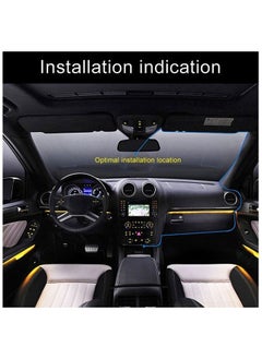 General Dash cam Front and Rear 1080P+1080P Dash Camera for Cars, 170° Wide Angle ,Night Vision  G-Sensor Parking Monitor Loop Recording Motion Detector And 128G Max.  - Image 2