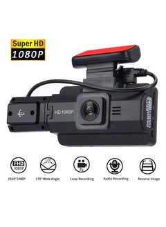 Dash cam Front and Rear 1080P+1080P Dash Camera for Cars, 170° Wide Angle ,Night Vision  G-Sensor Parking Monitor Loop Recording Motion Detector And 128G Max.