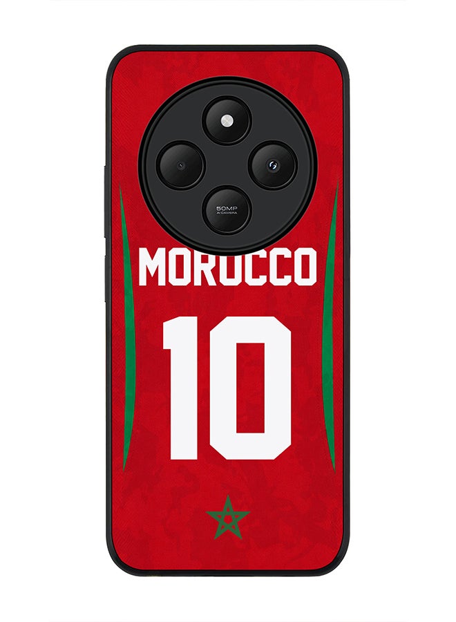 Stylizedd For Xiaomi Poco C75 Case,Slim fit Camera Protection, Shockproof Thin Phone cover  - Football Team Morocco World Cup 2026 - Image 1