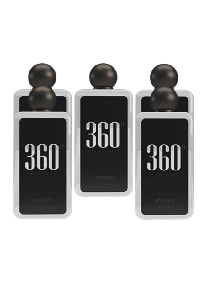 فاان 5 قطع عطر 360 للرجال 100 مل - Image 1