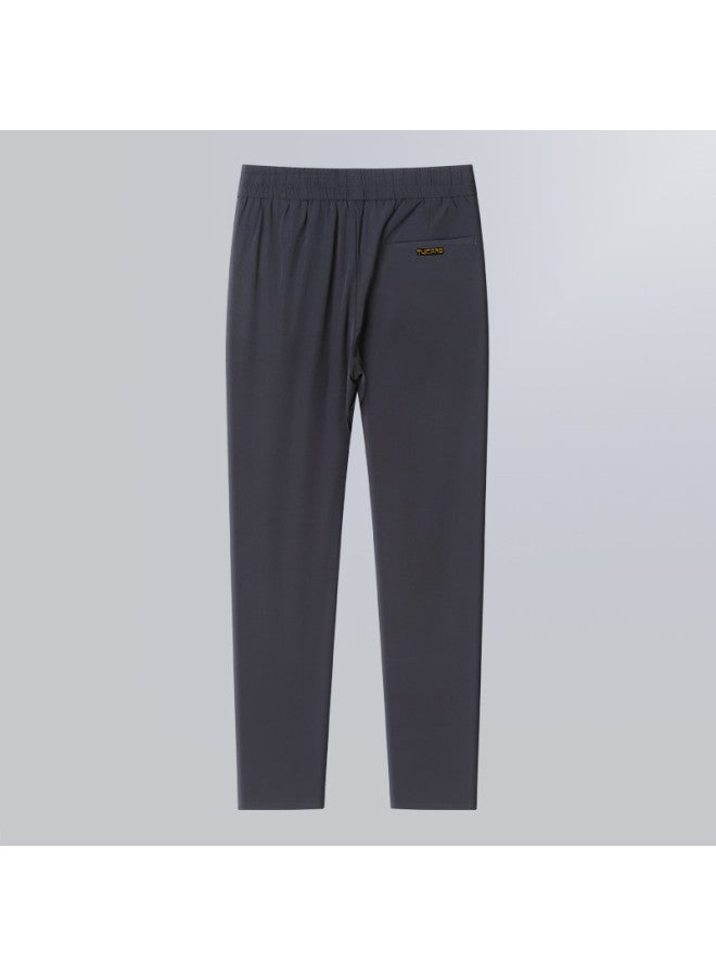 Tucano new Summer Casual Men's Solid Color Slim Fit Mid-rise Straight Leg Pants - Image 3