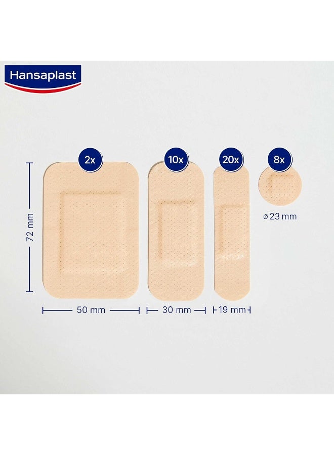 Hansaplast Universal Wound Plasters | Water-resistant | Strong Adhesion | Absorbent Non-stick Wound Pad | Breathable Plasters | Multipurpose plasters - Image 4