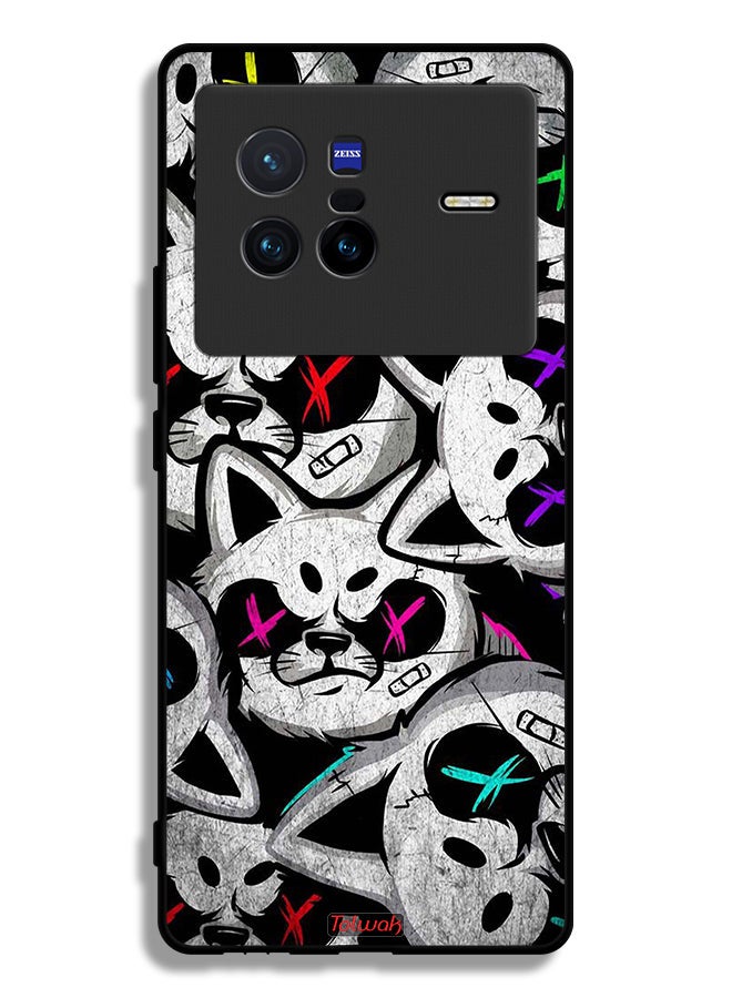 Tolwak Vivo X80 Protective Case Cover Marshmallow Cats - Image 2