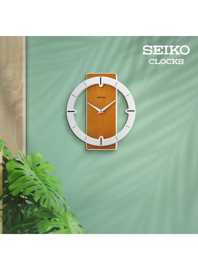 Seiko QXA774B Wooden Wall Clock - Image 3