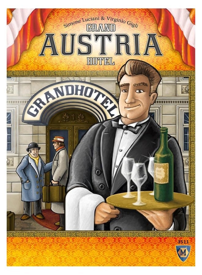 Lookout Games Grand Austria Hotel Board Game | Action Drafting Strategy Game for Adults and Kids | Ages 12+ | 2-4 Players | Average Playtime 60-120 Minutes | Made by Lookout Games - Image 1