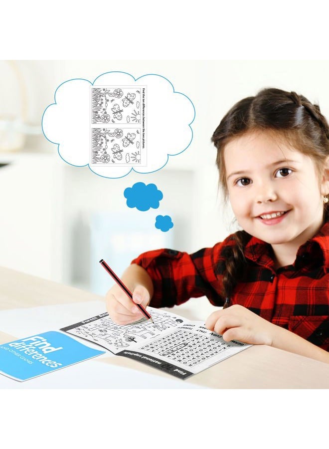 Hungdao 48 Pcs Mini Activity Books for Boys and Girls, Fun and Games, Challenging Activities Include Mazes, Word Scramble and More Bulk Gifts for Students Party Classroom - Image 5