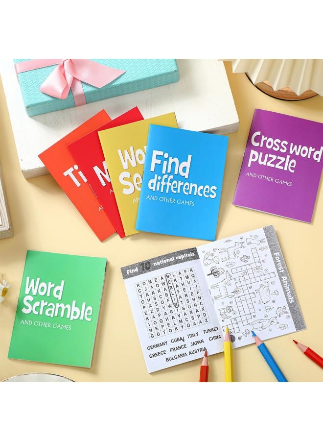Hungdao 48 Pcs Mini Activity Books for Boys and Girls, Fun and Games, Challenging Activities Include Mazes, Word Scramble and More Bulk Gifts for Students Party Classroom - Image 4