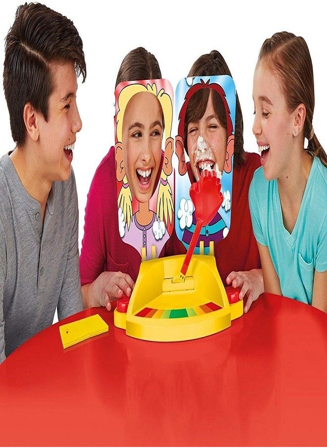 Hasbro Games Pie Face Showdown Game - Double Face, Slap Cream Pie Machine For Kids Entertainment  - Image 1