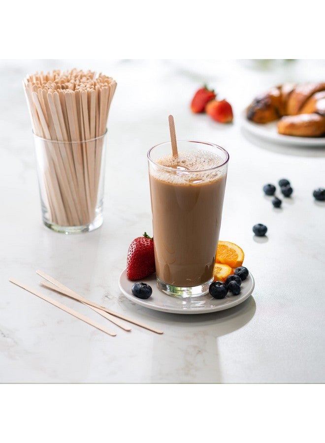 GUSTO [1000 Count] 7.5 Inch Wooden Coffee Stirrers - Wood Stir Sticks, Biodegradable, Eco-Friendly Wood Stirrers for Coffee & Cocktails (Formerly Comfy Package) - Image 2