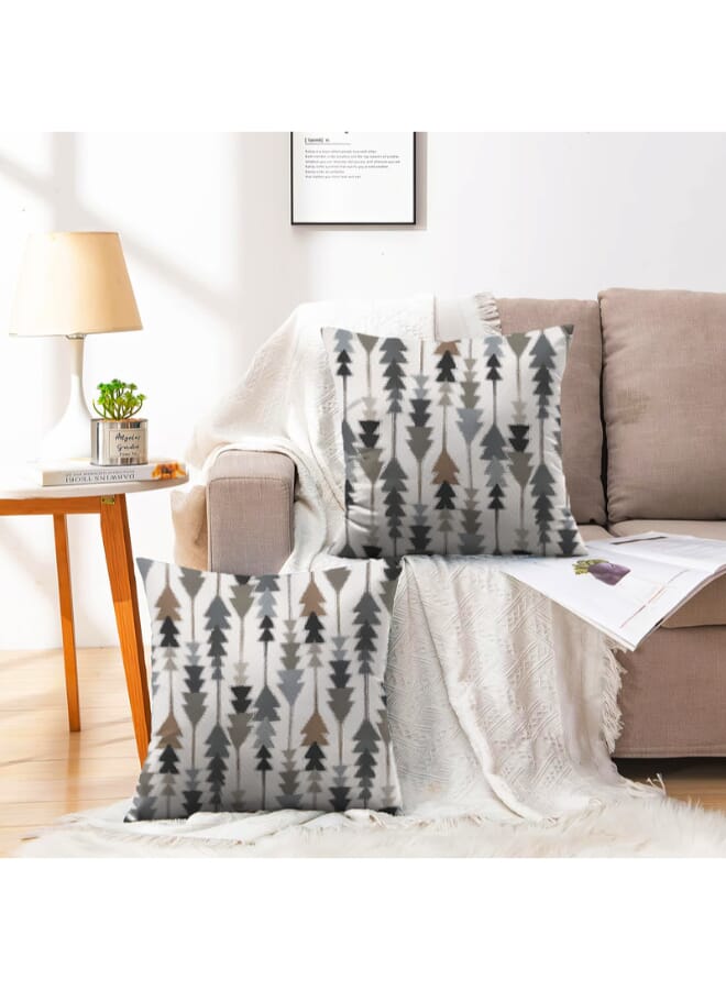 Intex Curtains House Sofia Elegance 3-Piece Set – Luxurious Linen Velvet Table Runner (45X135 Cm) And 2 Cushion Covers (45X45 Cm) - Image 3