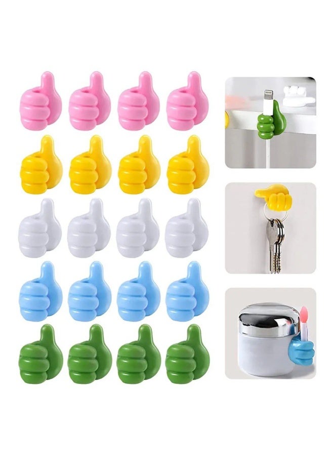 Hand-Shaped Cable Organizer Pack, OK 10-Piece Set - Image 2