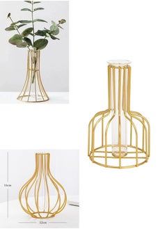 ZCM-HAPPY 3 pcs Vase with metal stand  - Image 2